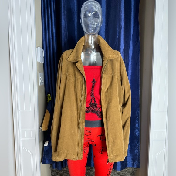 Faux suede jacket - Picture 2 of 7